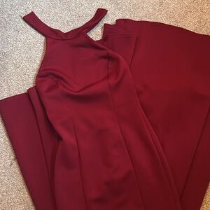 Burgundy Maxi dress